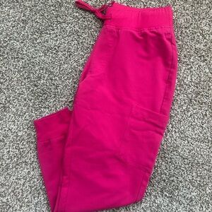 Women's Pink Scrub Joggers
